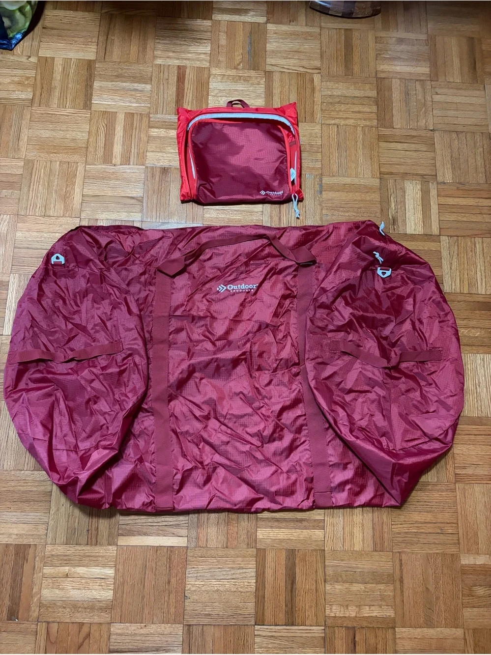 Outdoor Products 96L Deluxe Duffel Daypack - Red L
